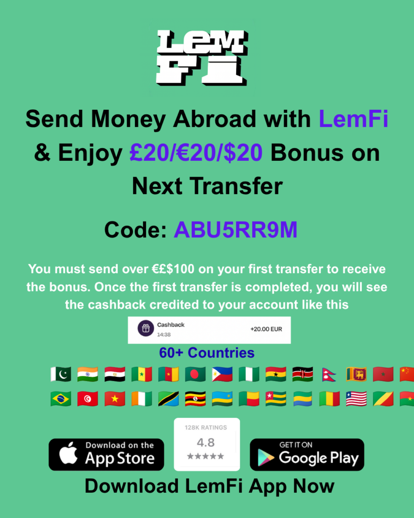 LemFi Referral Code