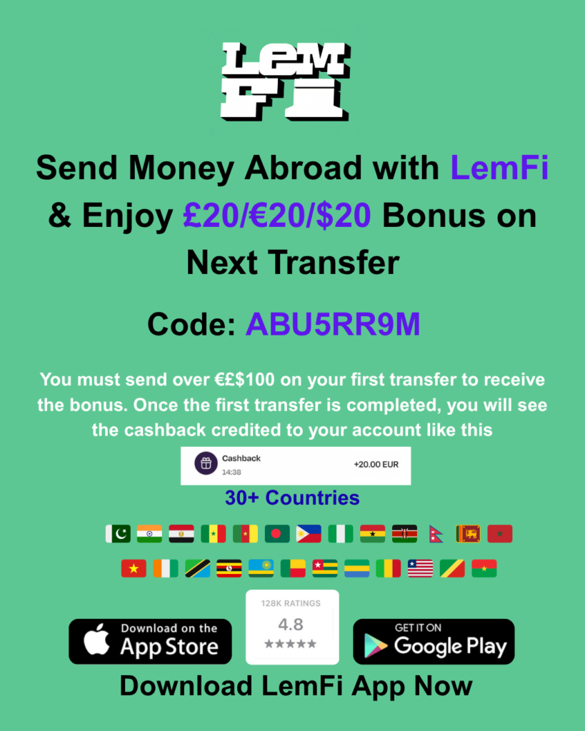 LemFi Referral Code